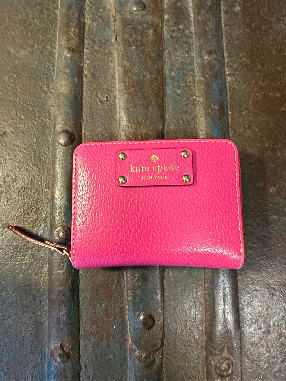 Kate Spade New York Wellesley Pink card case/mini wallet  new w tag